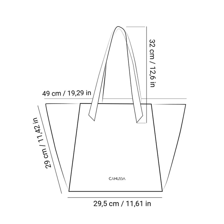 grand sac en cuir vegan 