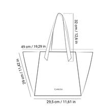 Charger l'image dans la galerie, grand sac en cuir vegan 