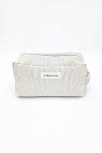 trousse en velours ecru