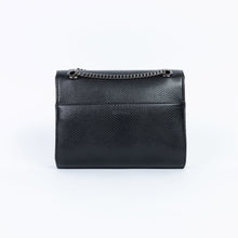 Load image into Gallery viewer, Mini Paname Lézard Noir – sac vegan compact vue arrière, maroquinerie durable Ashoka Paris