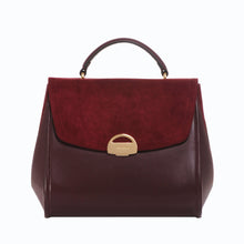 Load image into Gallery viewer, Sac à main vegan Paname Oxymore bordeaux - maroquinerie végane et éthique