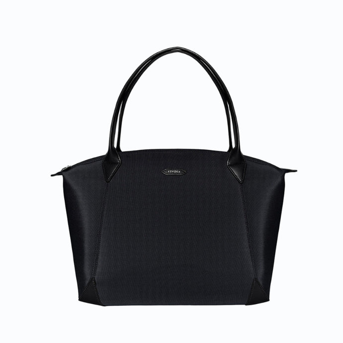 Sac vegan pour femme  Apple Skin et Nylon recyclé noir Journey Kromatik, sans cuir, éthique, écoresponsable, écologique, recyclé et sans cruauté