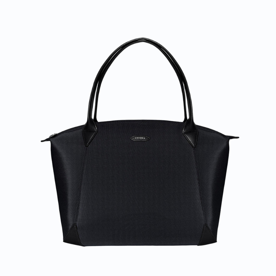 Sac vegan pour femme  Apple Skin et Nylon recyclé noir Journey Kromatik, sans cuir, éthique, écoresponsable, écologique, recyclé et sans cruauté
