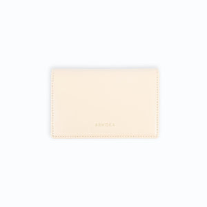 Petit porte-monnaie élégant en cuir vegan de bambou conçu à partir de matières recyclées et biosourcées