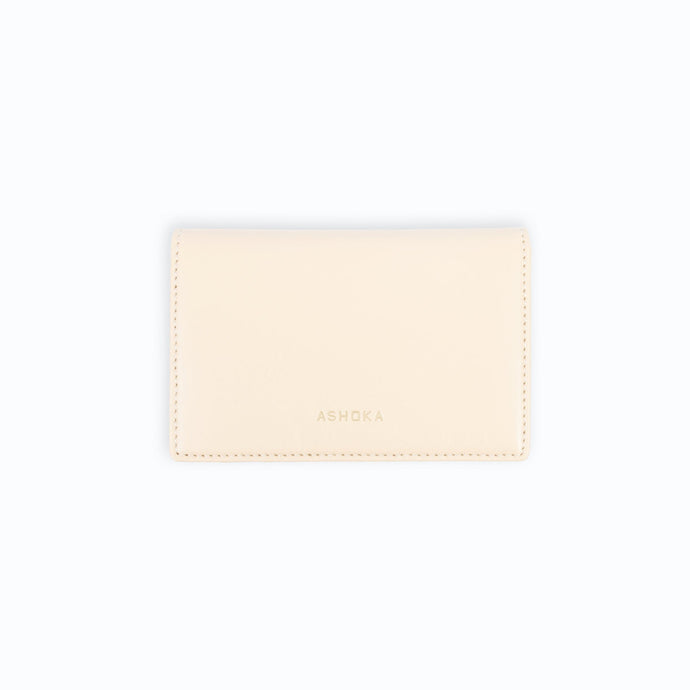 Petit porte-monnaie élégant en cuir vegan de bambou conçu à partir de matières recyclées et biosourcées