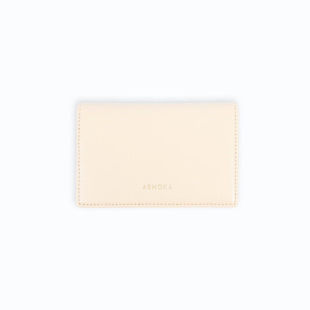 Petit porte-monnaie élégant en cuir vegan de bambou conçu à partir de matières recyclées et biosourcées