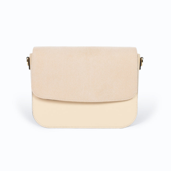 Sac vegan femme Brigitte Oxymore Bambou Sable – sac à main en cuir de pomme Uppeal™
