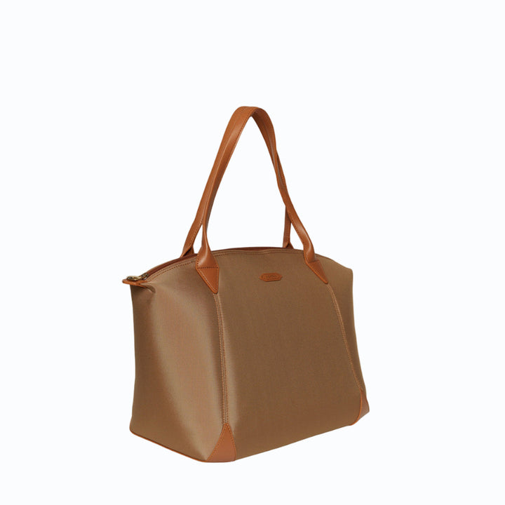 Sac vegan pour femme Journey Kromatik Apple Skin et Nylon recyclé caramel, sans cuir, éthique, écoresponsable, écologique, recyclé et sans cruauté