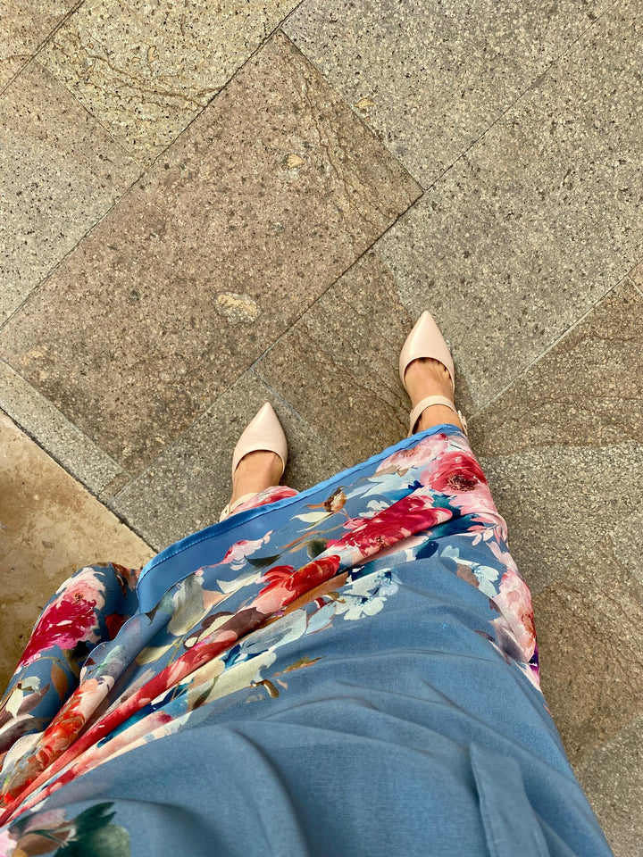 Chaussures à Talons à bout pointu en cuir  Vegan Nude