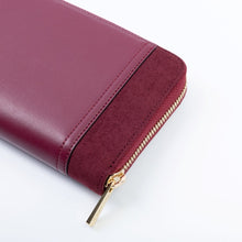 Charger l'image dans la galerie, Portefeuille compagnon oxymore femme bordeaux en Apple Skin, élégant, pratique et 100 % cruelty-free.