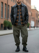 Laden Sie das Bild in den Galerie-Viewer, veste en cuir vegan homme