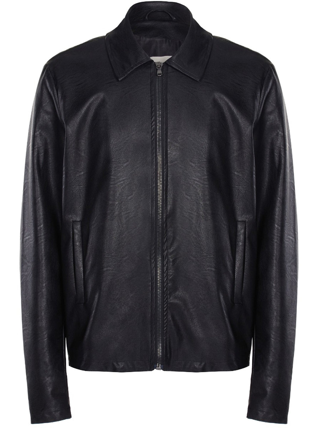 veste en cuir vegan homme