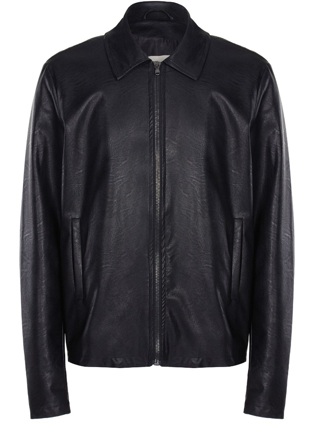 veste en cuir vegan homme