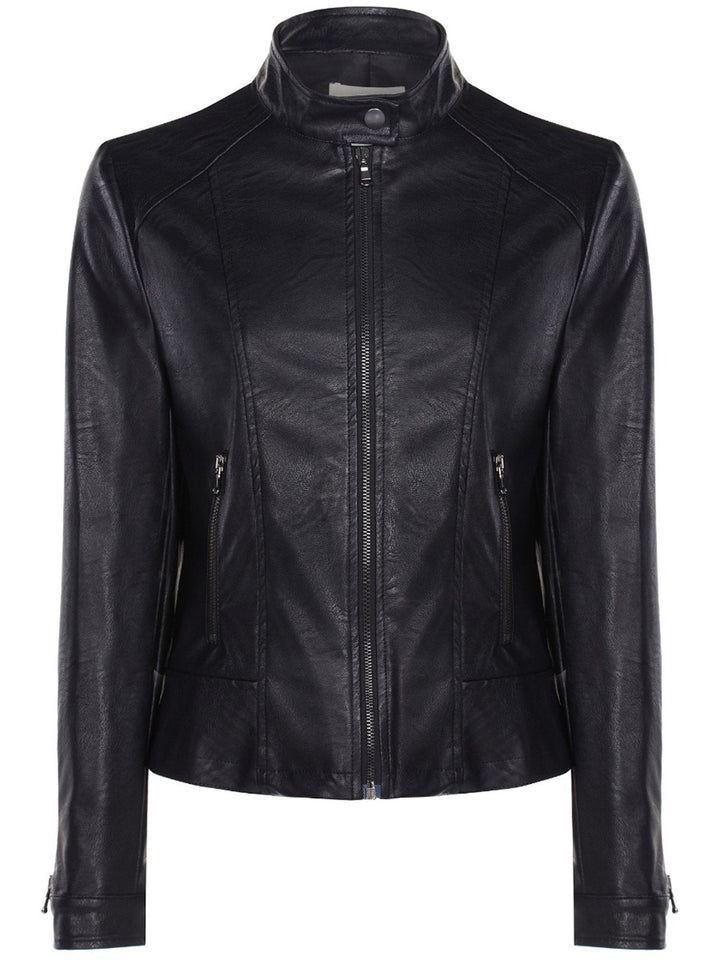 veste de moto racer noire