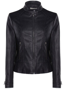 veste de moto racer noire
