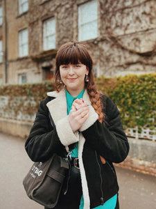 veste perfecto doublée en sherpa vegan