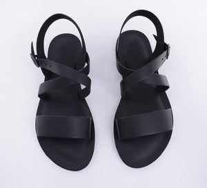 sandales vegan noires