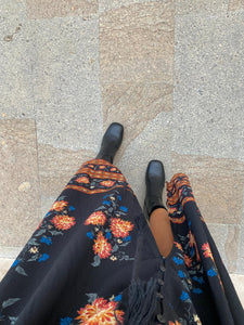 bottines noires vegan style vintage années 70