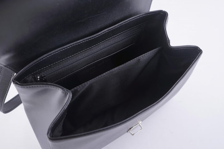 sac en cuir vegan de pomme noir