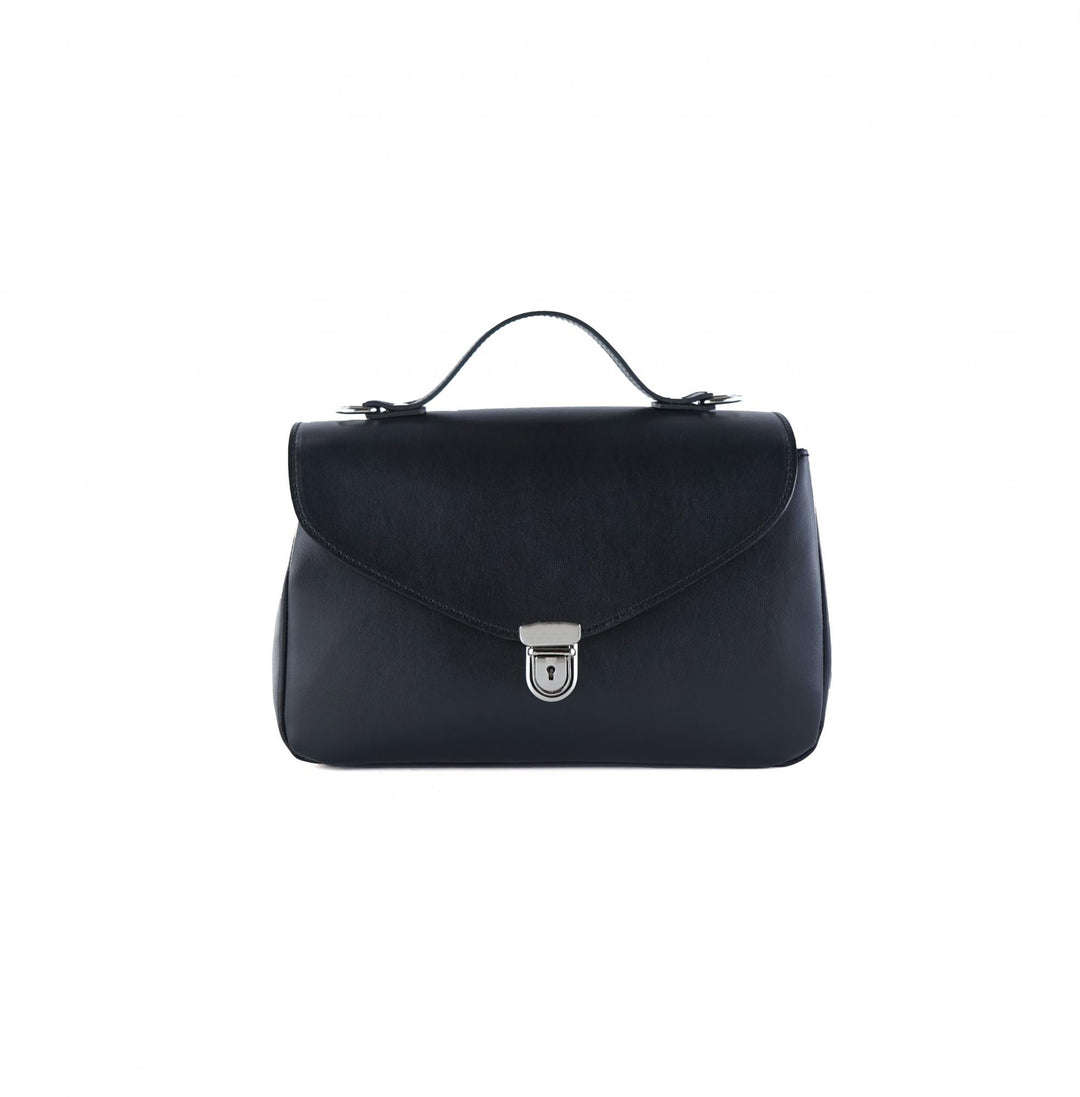 sac en cuir vegan de pomme noir