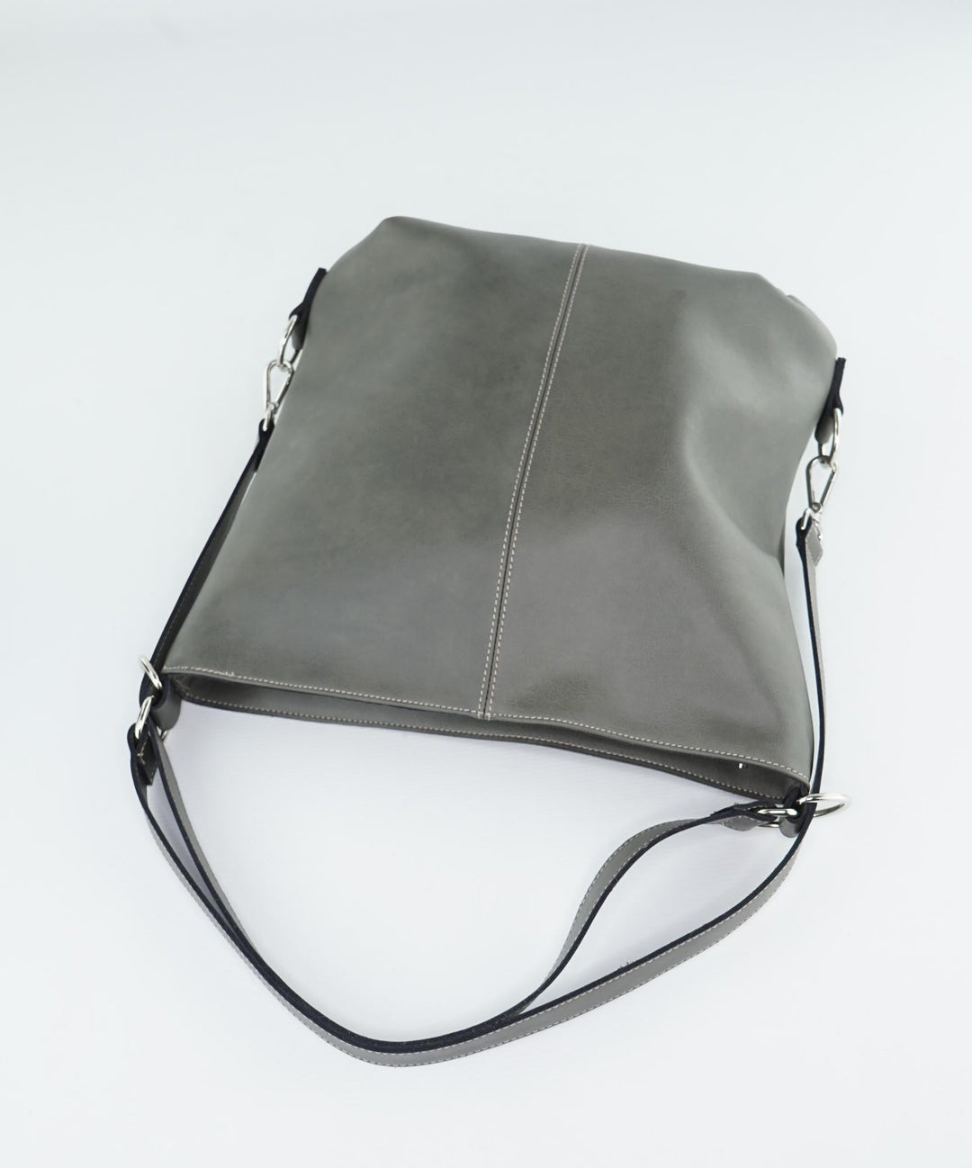 Grand sac vegan deux en un gris