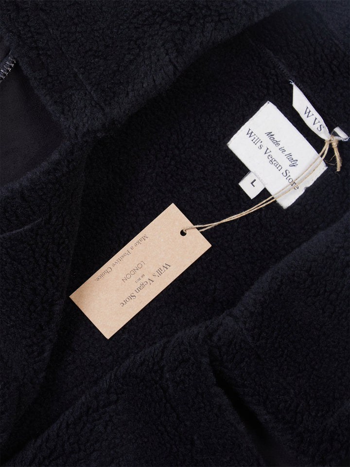 blouson aviateur vegan fourré