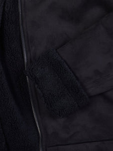 blouson aviateur vegan fourré