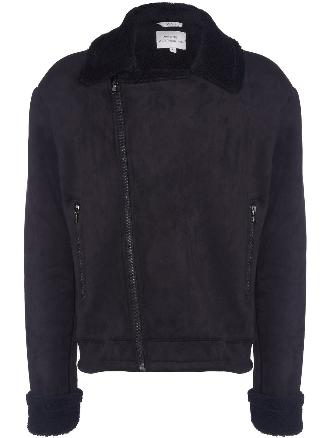 blouson aviateur vegan fourré