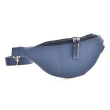 Charger l&#39;image dans la galerie, SAC BANANE APPLESKIN VEGANE BLEU