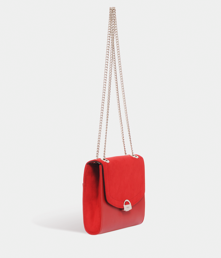 Sac pochette Mini Paname Oxymore rouge - clutch vegan et éthique - Ashoka Paris  Modifier le texte alternatif