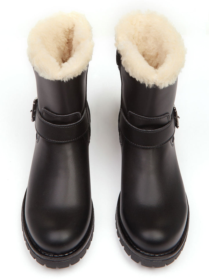 Bikerstiefel gefüttert