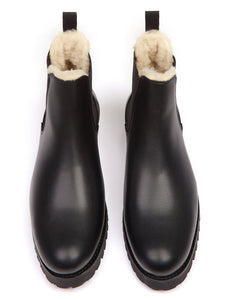 Luxe Chelsea Boots Fourrées