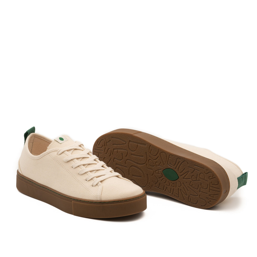 Nikola White &amp; brown sole