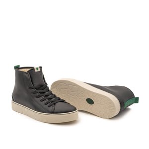 baskets vegan montantes en maïs  waterproof