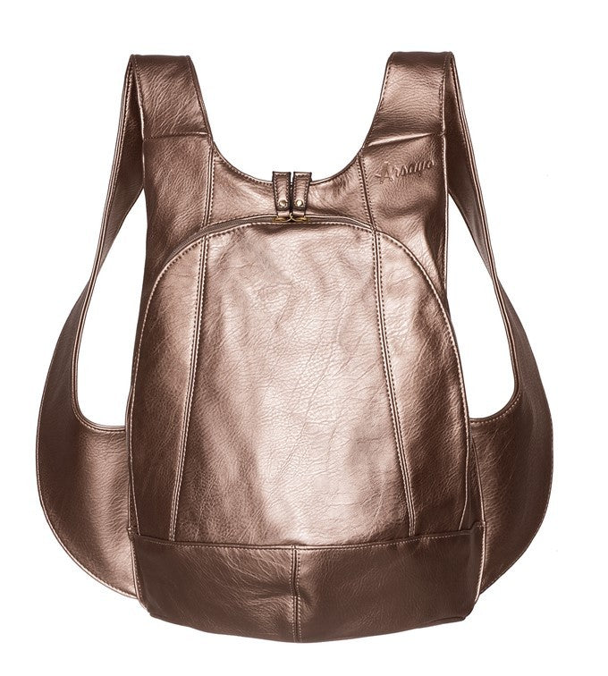 bronze metallic color Arsayo backpack