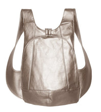 Load image into Gallery viewer, champagne metallic color Arsayo backpack