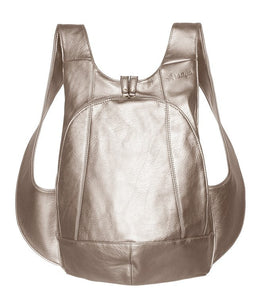 champagne metallic color Arsayo backpack