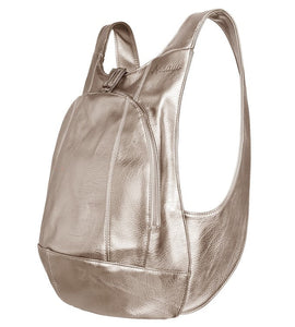 champagne metallic color Arsayo backpack