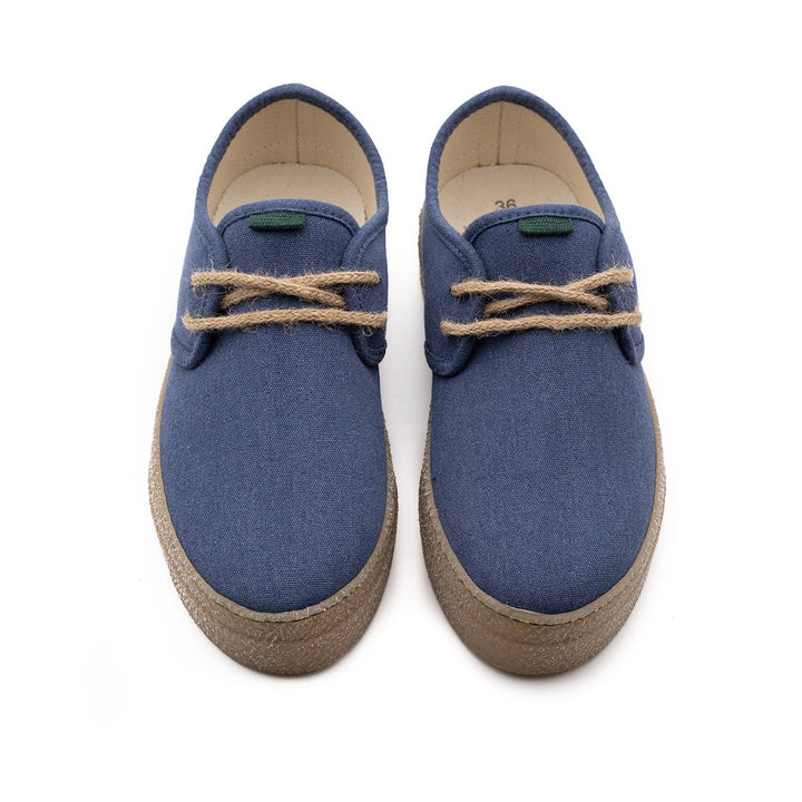 baskets vegan pour femme en coton recyclé couleur jeans