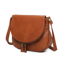 Charger l&#39;image dans la galerie, Sac vegane besace Arsayo Camel