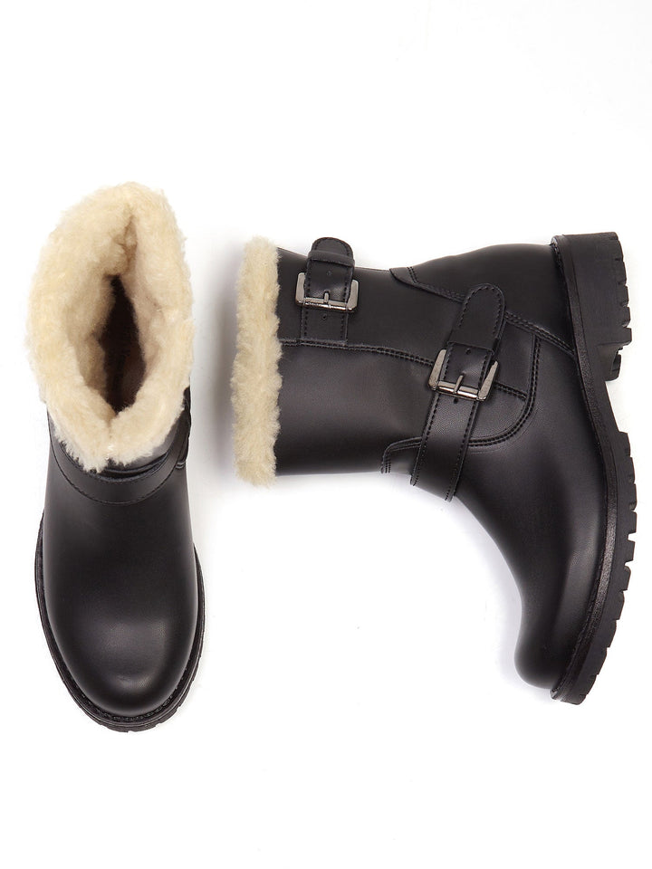 Bikerstiefel gefüttert