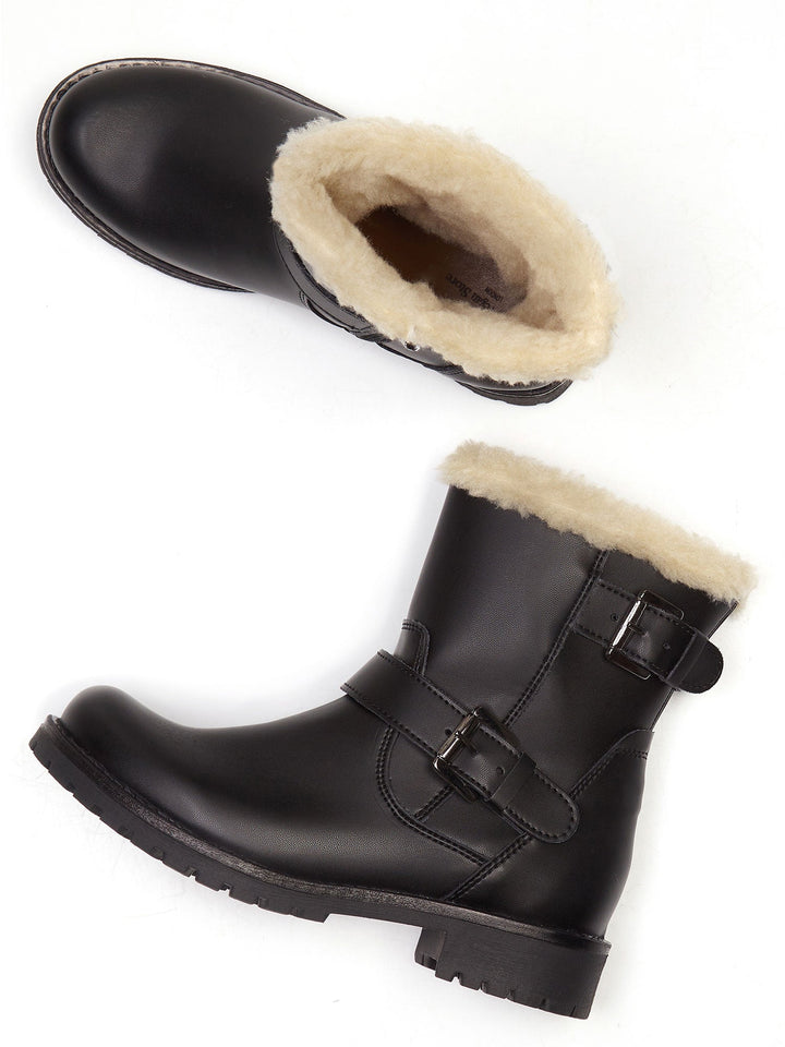 Bikerstiefel gefüttert