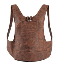 Load image into Gallery viewer, dark natural cork Arsayo backpack