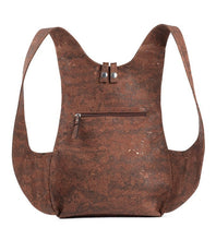 Load image into Gallery viewer, dark natural cork Arsayo backpack