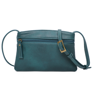 pochette végane Arsayo Bleu Canard