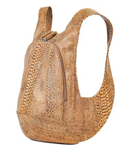 Load image into Gallery viewer, snake skin cork Arsayo backpack