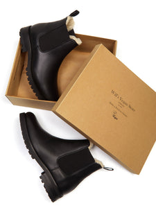 Luxe Chelsea Boots Fourrées