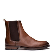 Load image into Gallery viewer, Bottines vegan homme marron