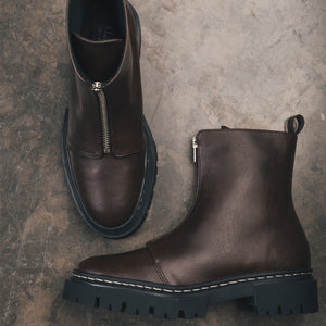 bottines vegan marron bertha nae