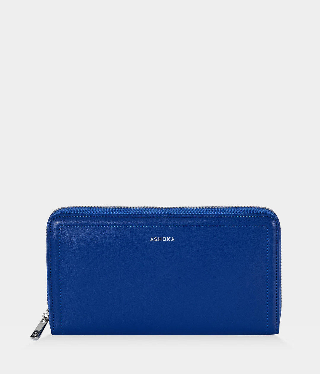 Portefeuille vegan Apple Skin Couture  bleu électrique, sans cuir, éthique, écoresponsable, écologique, recyclé et sans cruauté.